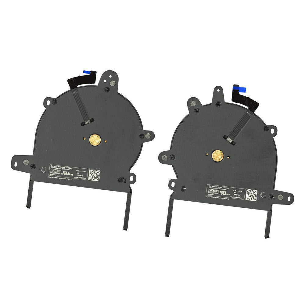CPU Cooling Fan Left + Right Replacment for MacBook Pro 13 Retina (Touch Bar, Late 2016-2019) A1706 A1989