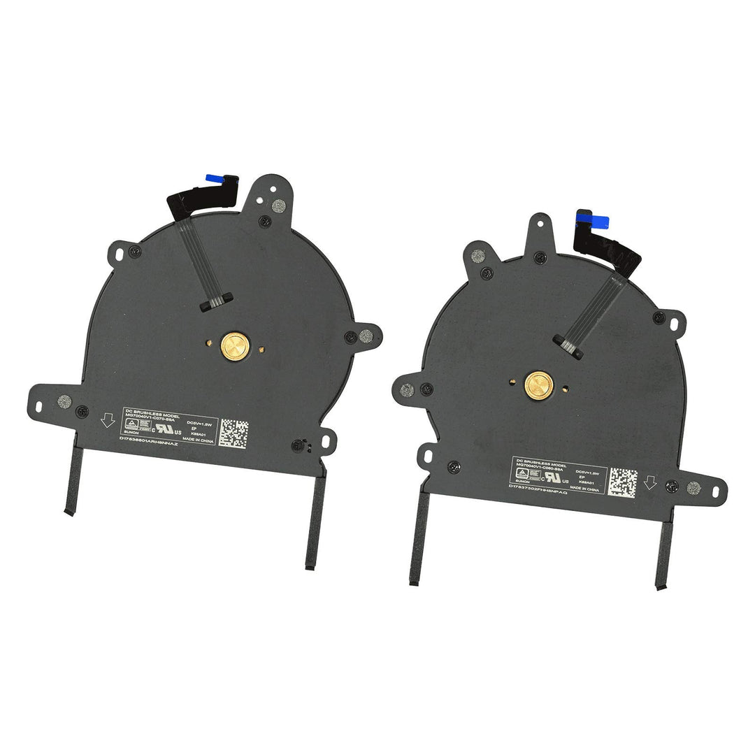 CPU Cooling Fan Left + Right Replacment for MacBook Pro 13 Retina (Touch Bar, Late 2016-2019) A1706 A1989