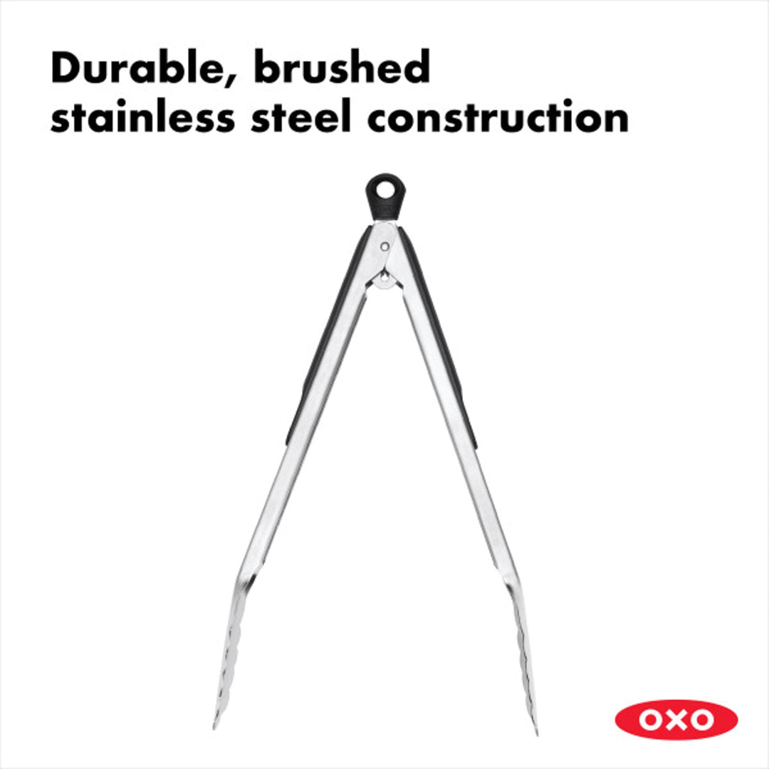 Good Grips 12-Inch Stainless-Steel Locking Tongs