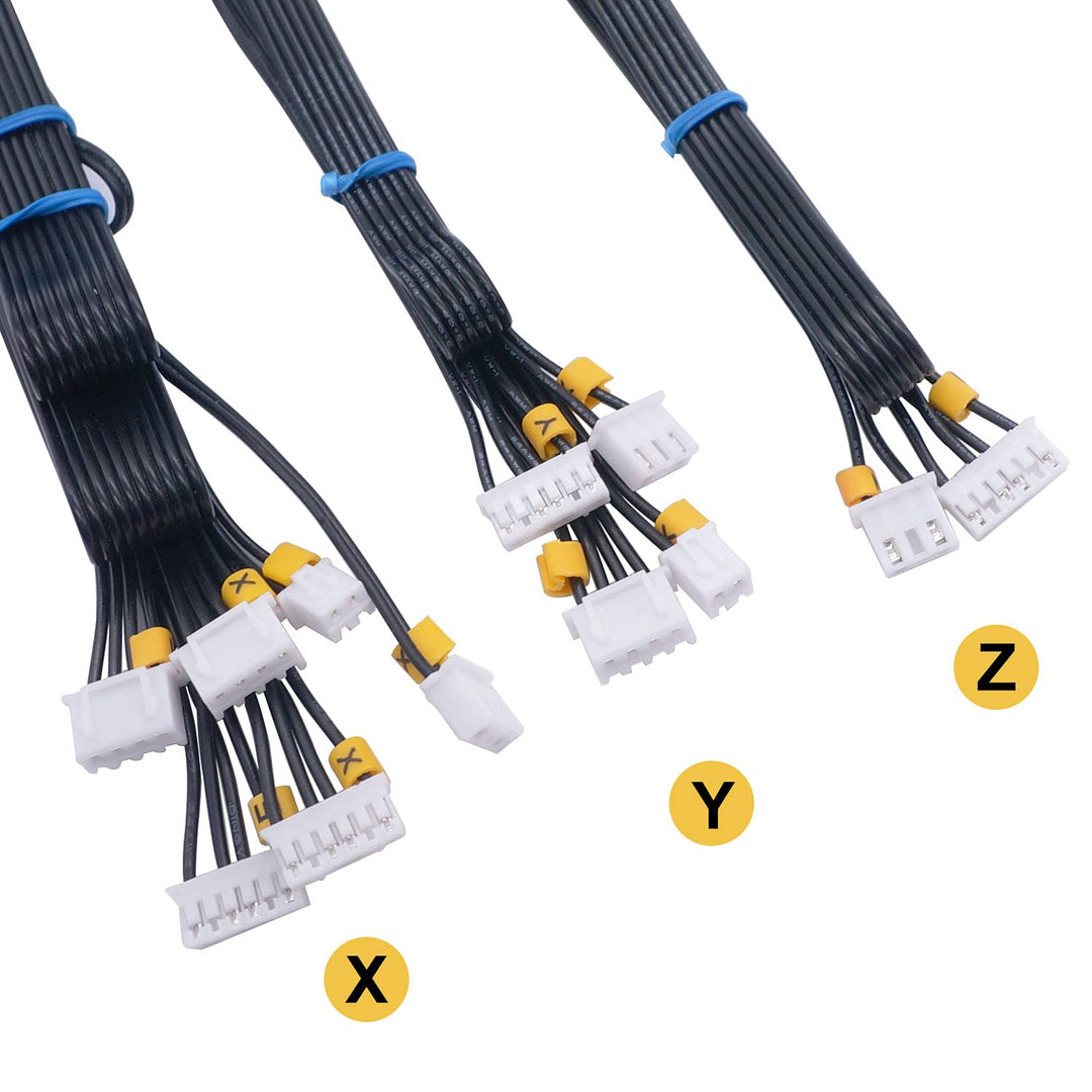 3D Printer Endstop Limit Switch Accessory with X Y Z Stepper Motor Cables Line for Ender 3 / Ender 3X / Ender 3 Pro/Ender 3 Prox CR-10 10S M-F-021-XYZ