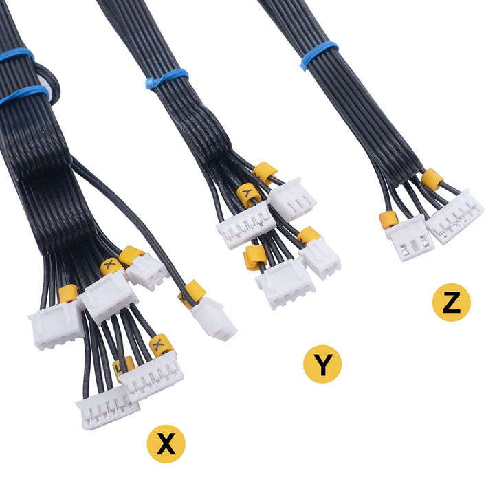 3D Printer Endstop Limit Switch Accessory with X Y Z Stepper Motor Cables Line for Ender 3 / Ender 3X / Ender 3 Pro/Ender 3 Prox CR-10 10S M-F-021-XYZ