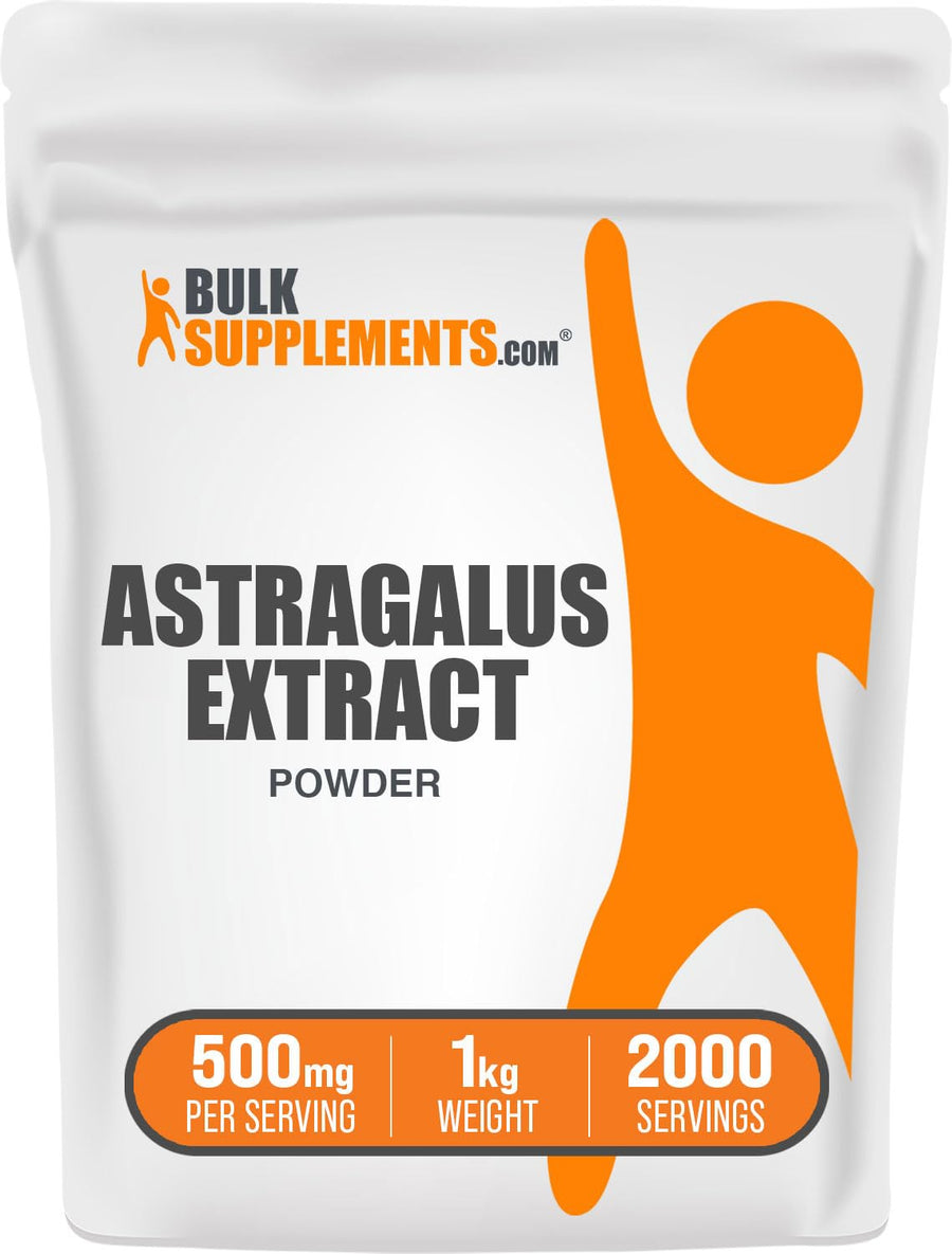 .com Astragalus Extract Powder - from Astragalus Root, Astragalus Supplement - Vegan & Gluten Free, Astragalus Powder - 500mg per Serving, 1kg (2.2 lbs) (Pack of 1)