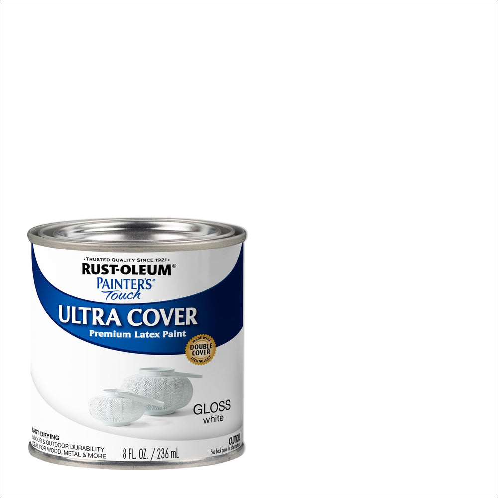 Rustoleum .50 Pint Gloss White Painters Touch Multi-Purpose Paint 1992-730