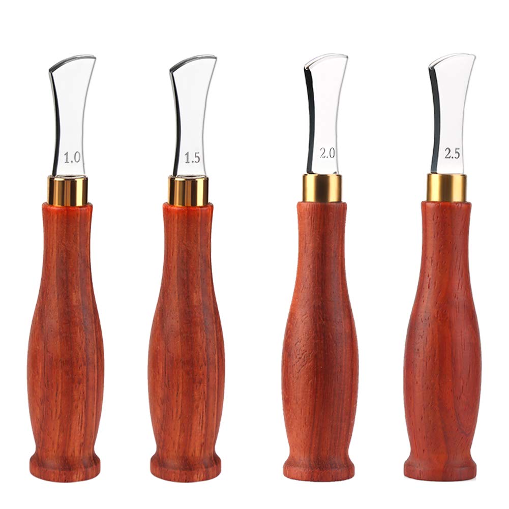 Leather Shallow Slot Edge Linear Edge Device, Edge Creaser Stainless Steel, Leather Crimping Working Tools, Leather Edge Creaser 1.0/1.5/2.0/2.5mm for Leather Craft