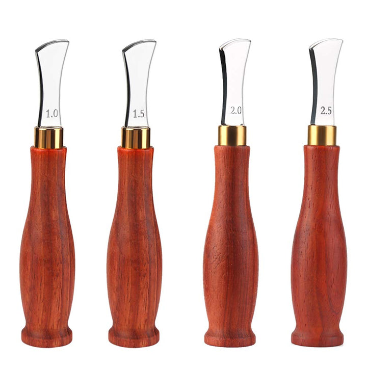 Leather Shallow Slot Edge Linear Edge Device, Edge Creaser Stainless Steel, Leather Crimping Working Tools, Leather Edge Creaser 1.0/1.5/2.0/2.5mm for Leather Craft