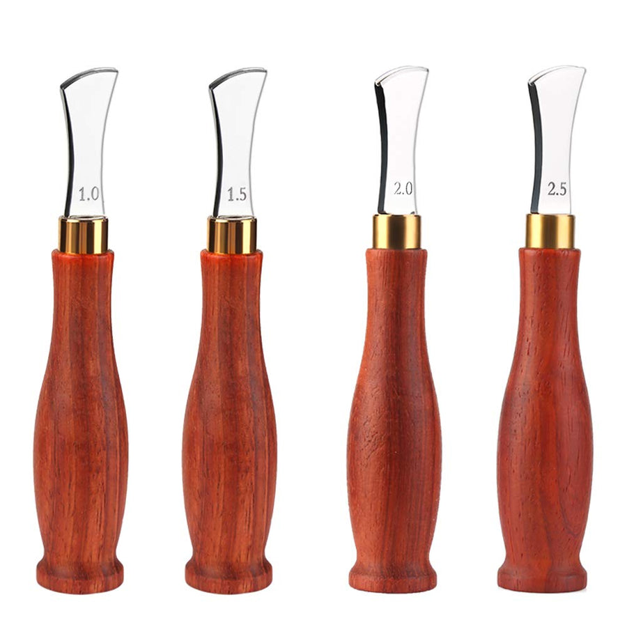 Leather Shallow Slot Edge Linear Edge Device, Edge Creaser Stainless Steel, Leather Crimping Working Tools, Leather Edge Creaser 1.0/1.5/2.0/2.5mm for Leather Craft