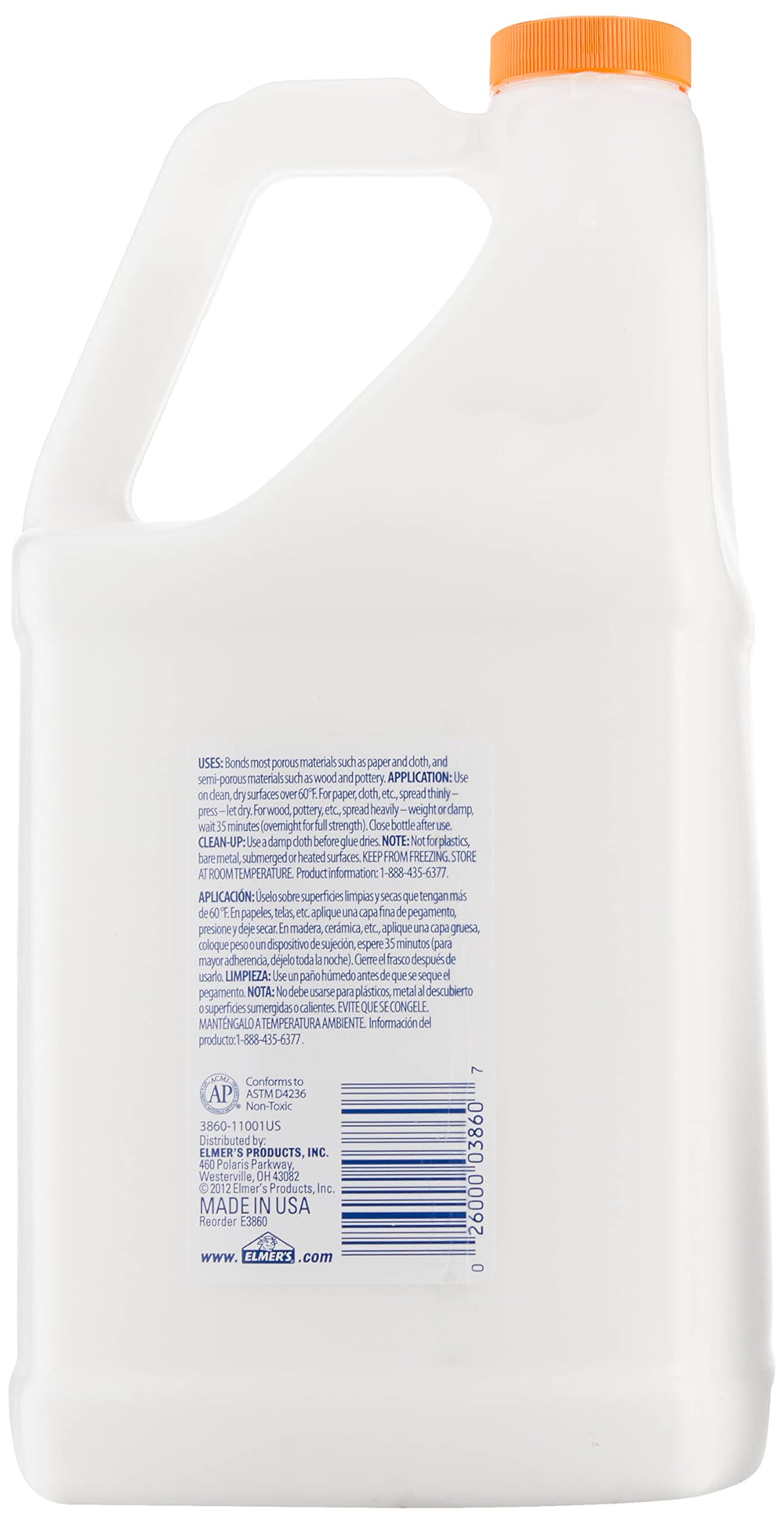 E3860 Multi-Purpose Glue-All, 1 Gallon, White