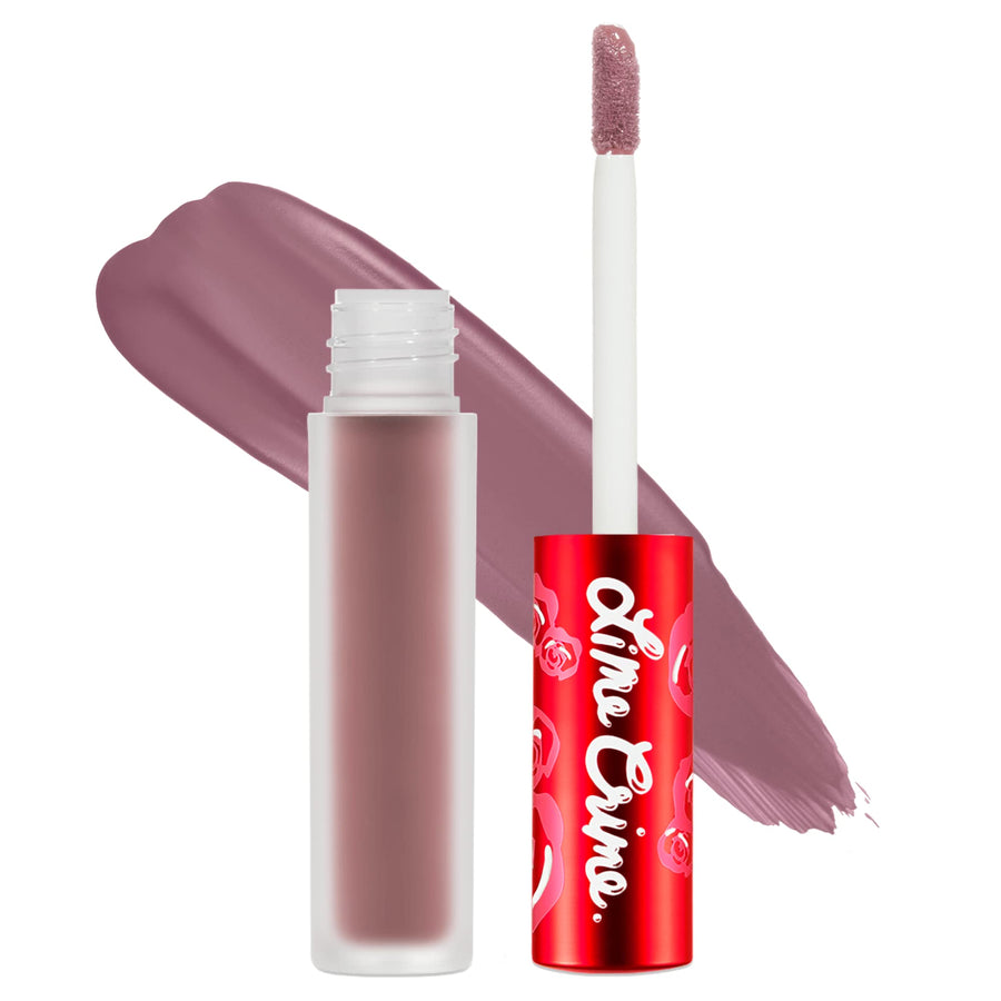 Velvetines Liquid Matte Lipstick, Cashmere - Grey Beige - French Vanilla Scent - Long-Lasting Velvety Matte Lipstick - Won't Bleed or Transfer - Vegan