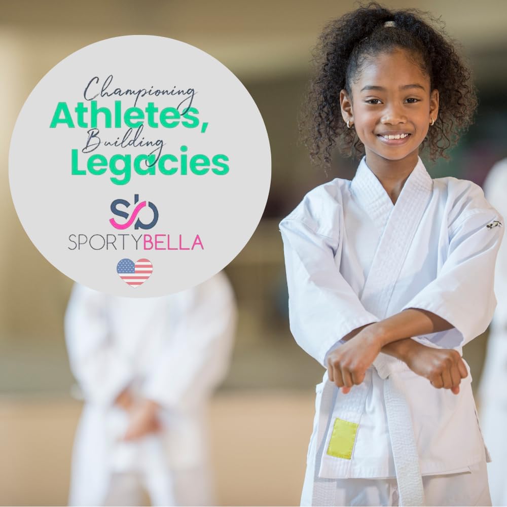 Girls Martial Arts Karate Kickboxing Sports Self Defense No Crease Ponytail Holders Pony Tail Holder Ouchless Ribbon Bands