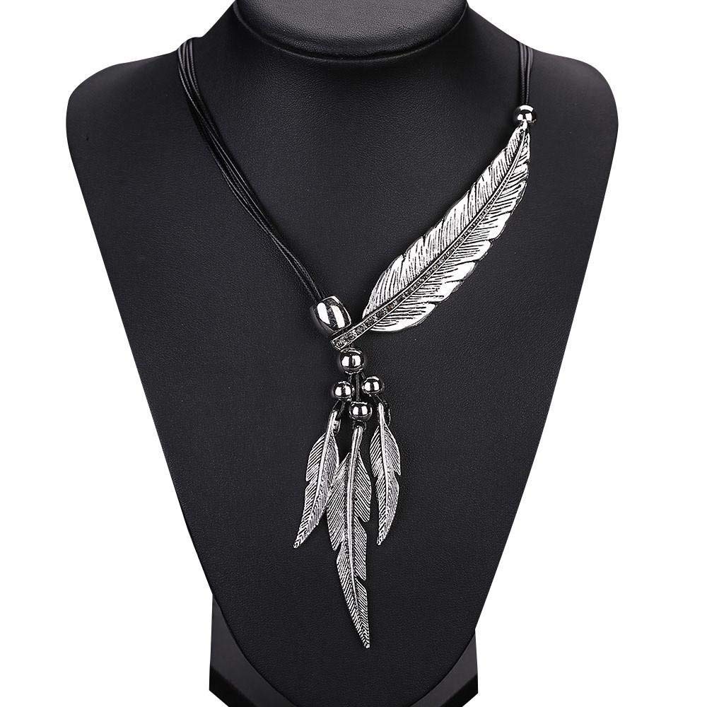 Women Girls Antique Vintage Time Necklace Sweater Chain Pendant Jewelry Silver