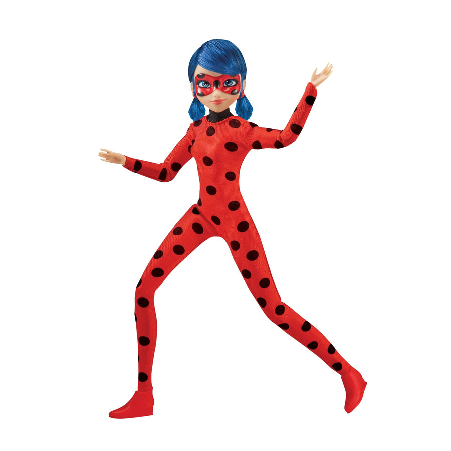 Miraculous Ladybug and Cat Noir Toys Ladybug Fashion Doll | Articulated 26cm Ladybug Doll with Accessories Kwami | Marinette Superhero Ladybug Figurine Dolls Range