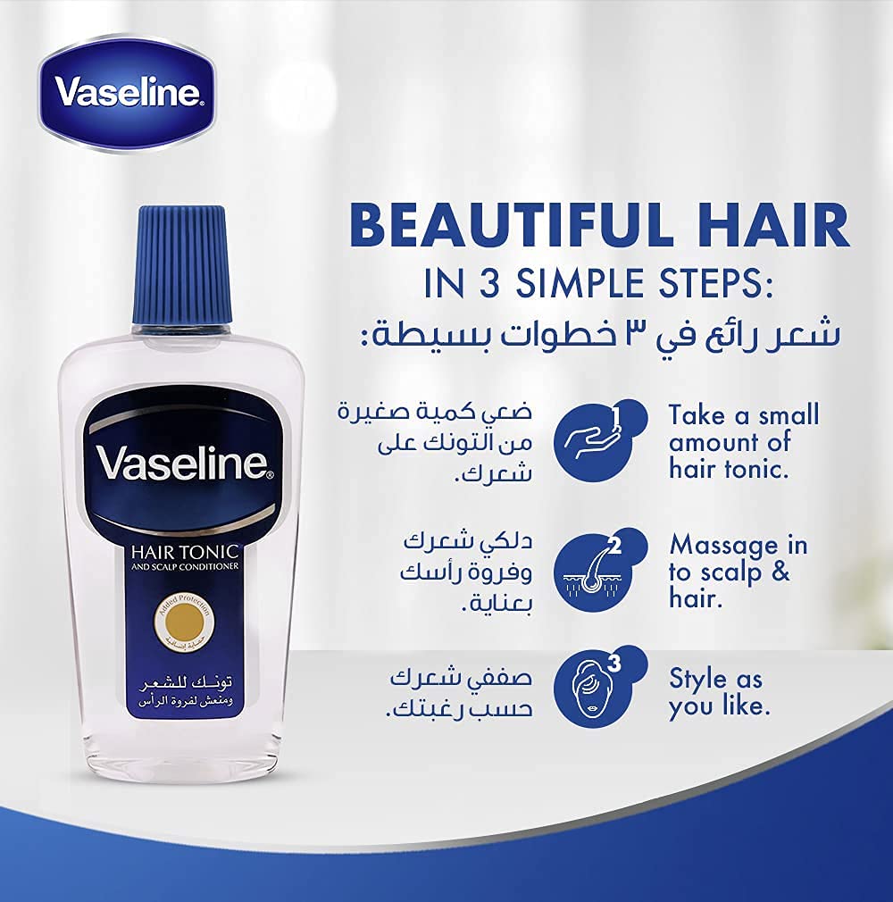 Hair Tonic and Scalp Conditioner | Mens Retro Hair Shine, Styling and Conditioning Tonic for Dry Scalp (100ml)