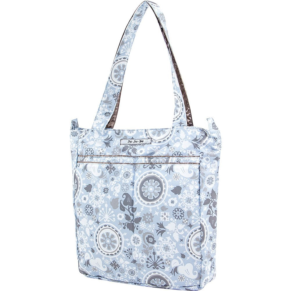 Limited Edition Be Light Everyday Lightweight Zippered Tote Bag, Midnight Posy