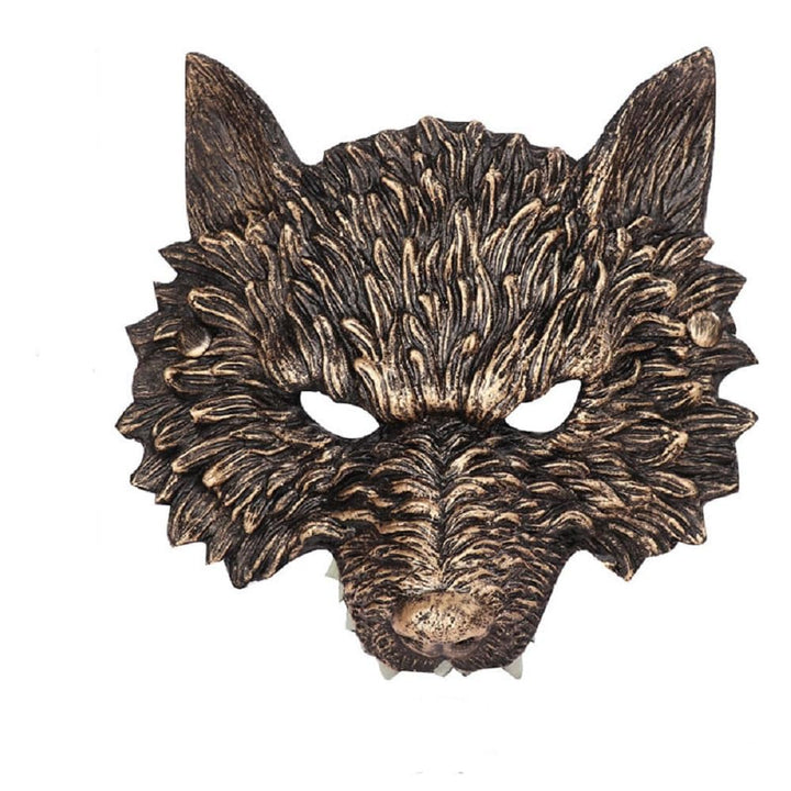 Halloween Gray Wolf's Head Mask