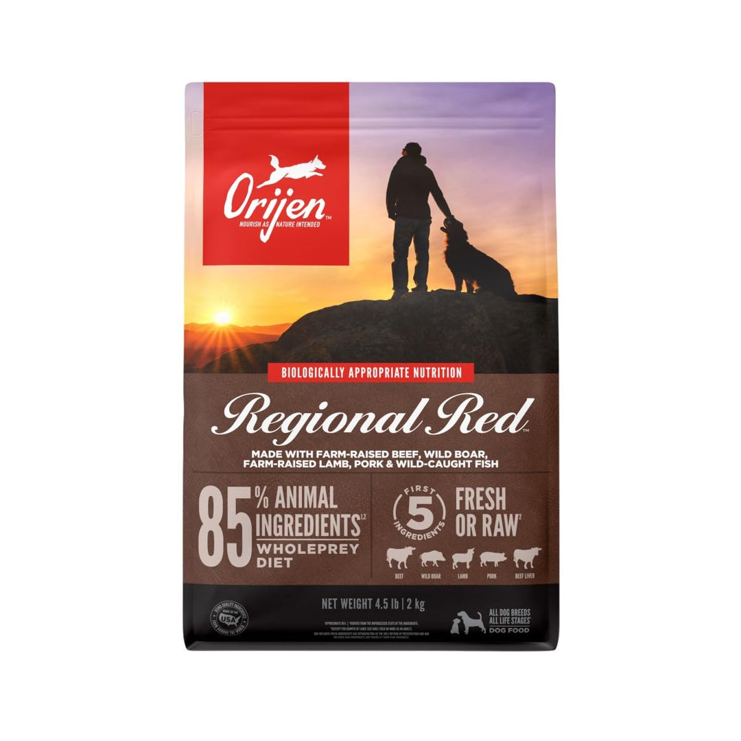 Regional RED Dry Dog Food, Grain Free and Poultry Free Dog Food, Fresh or Raw Ingredients, 4.5lb