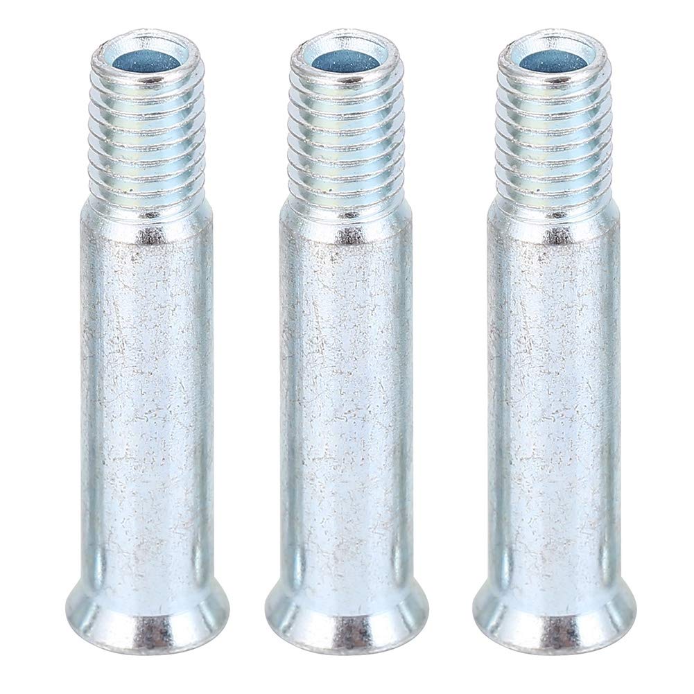 Skate Axle Kit, 15 Pcs Steel 8mm Inline Skate Axles Wheel Screw Bolt Fittings Inline Skate Replacement(35mm)