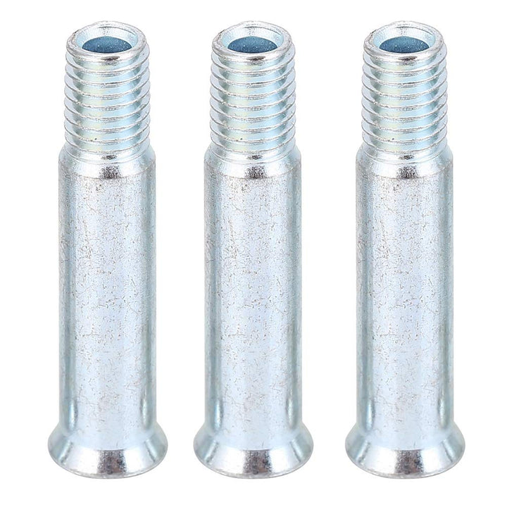 Skate Axle Kit, 15 Pcs Steel 8mm Inline Skate Axles Wheel Screw Bolt Fittings Inline Skate Replacement(35mm)