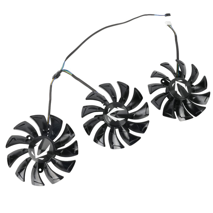RTX2080 GPU Fan Replacement for Zotac RTX 2080 Ti AMP Graphics Card Cooling Fan (Full Set)