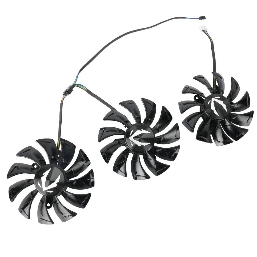RTX2080 GPU Fan Replacement for Zotac RTX 2080 Ti AMP Graphics Card Cooling Fan (Full Set)