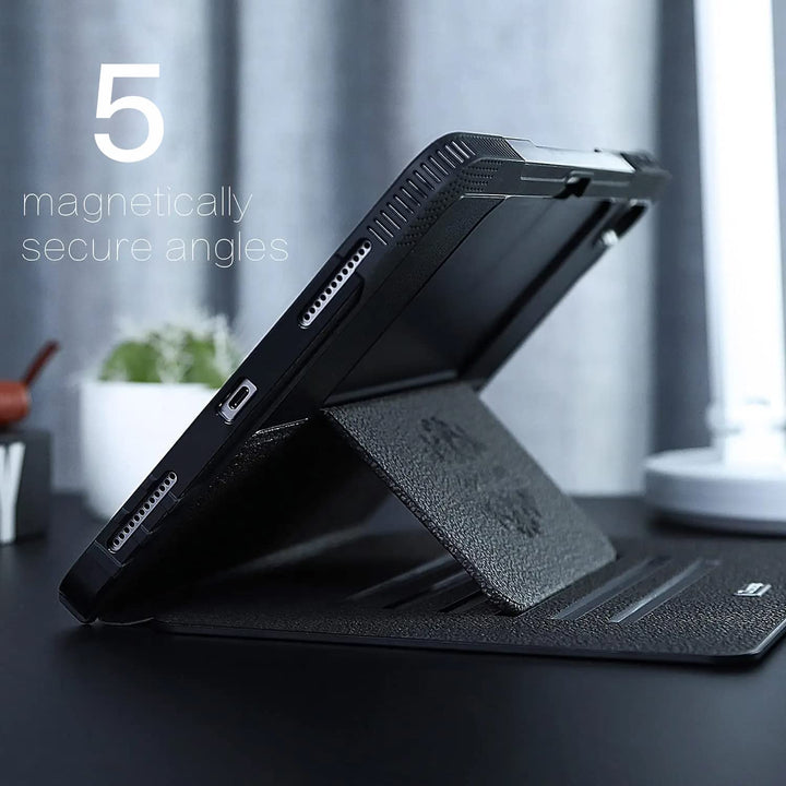 for New iPad Mini 7 (A17 Pro) 2024 /Mini 6 Case 8.3 Inch, Full Body Protective Cover with Pencil Holder and Auto Wake & Sleep Function for iPad Mini 7th/6th Generation, Black