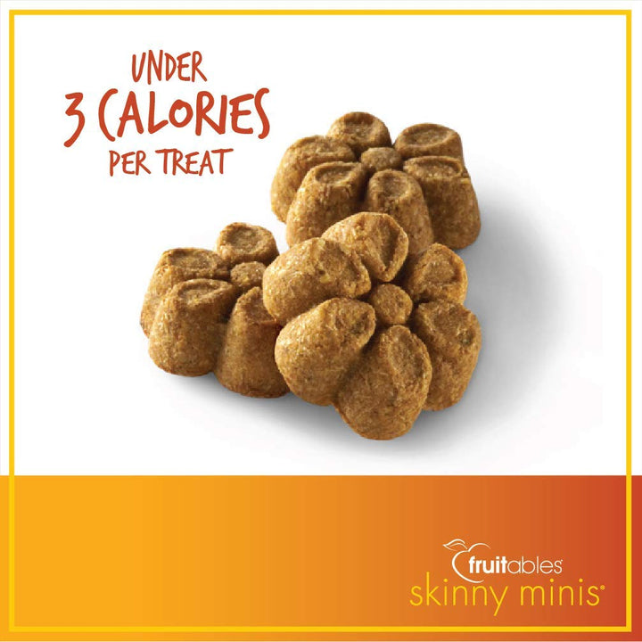 Skinny Mini Dog Treats, Healthy Pumpkin Treat for Dogs, Low Calorie & Delicious, Puppy Training, Free of Wheat, Corn and Soy, Made in the USA, Pumpkin and Mango Flavor, 5oz