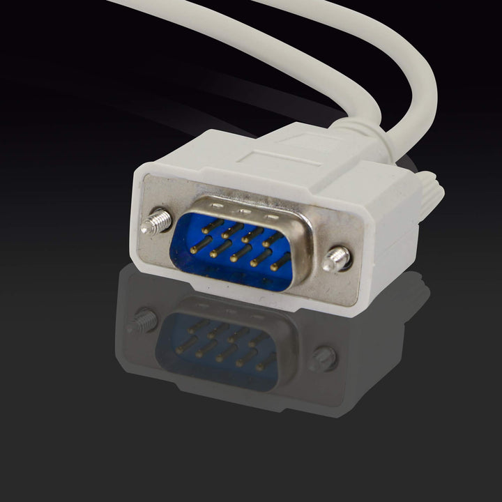 30cm DB9 Y Splitter Cable DB9 9 Pin 1 Male to 2 Female Rs232 Serial Splitter Adapter Straight-Through Cable YOUCHENG for Connect Various Serial Interface Devices