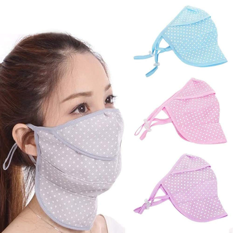 4pcs Dustproof Breathable Earloop Reusable Washable Cotton Half Face Shield Cover for Women Men Outdoor Activities or Daily Use, 4 Colors Facial Protective Cover Neck Protection