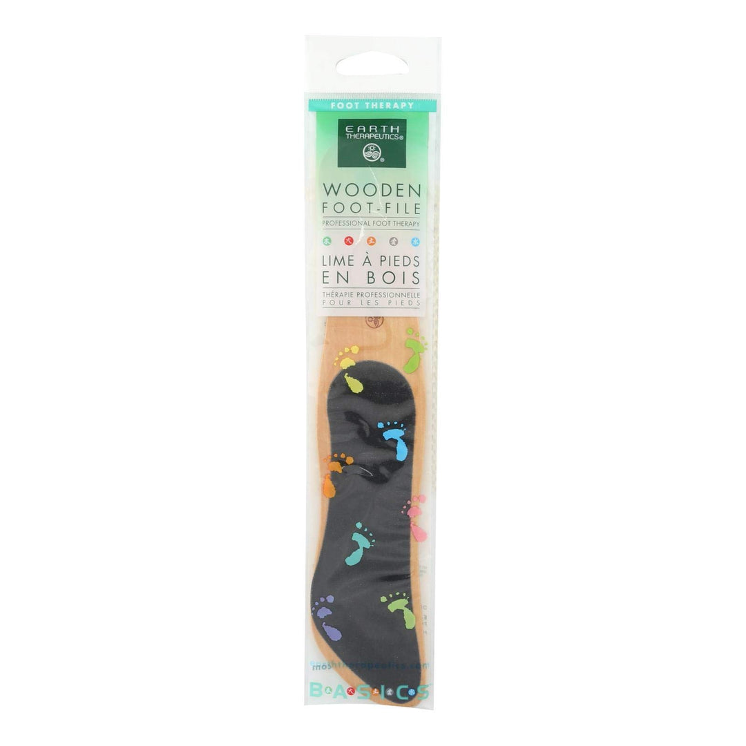 Earth Therapeutics Wooden Foot File - 1 Count