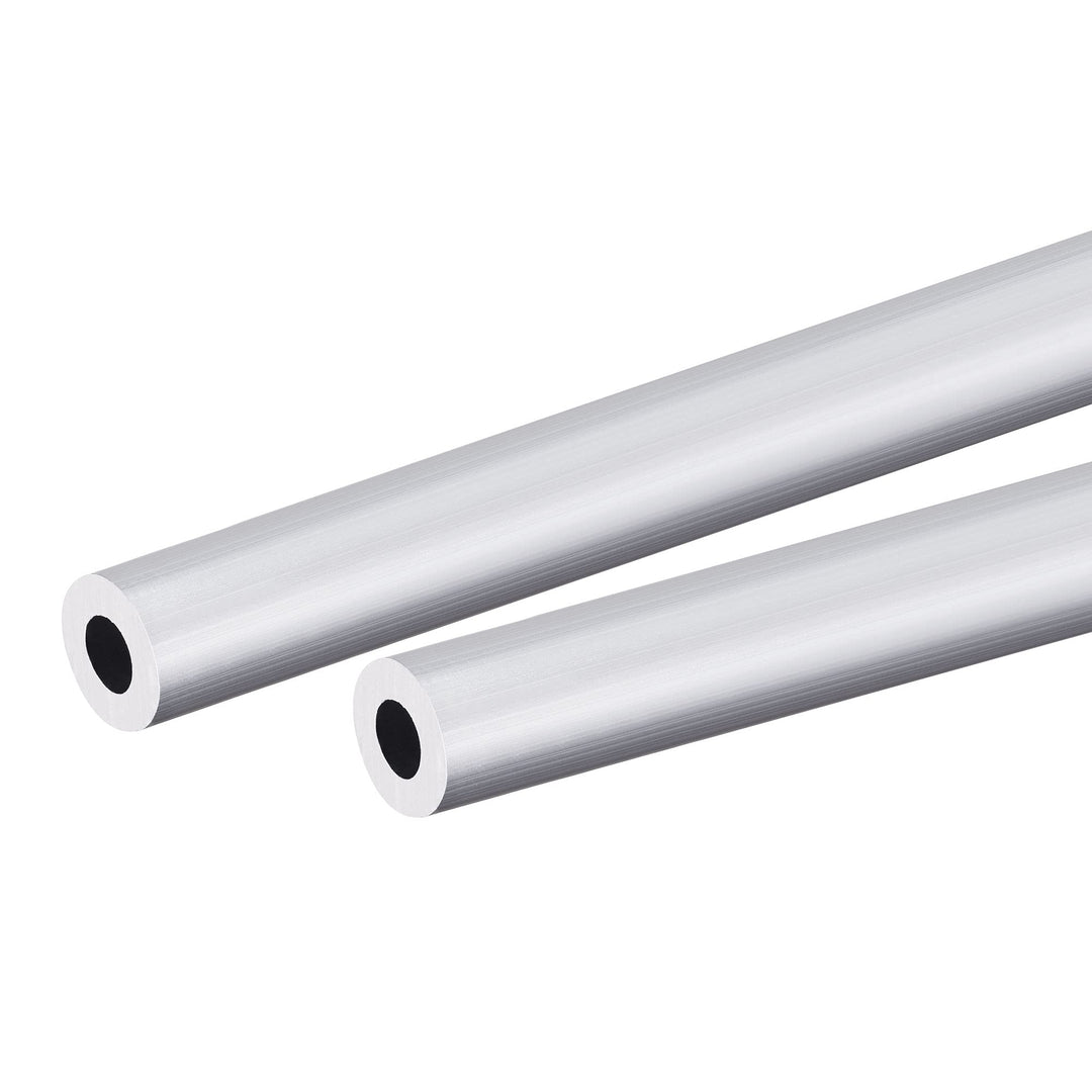 6063 Aluminum Round Tube 10mm OD 5mm Inner Dia 250mm Length Pipe Tubing 2 Pcs