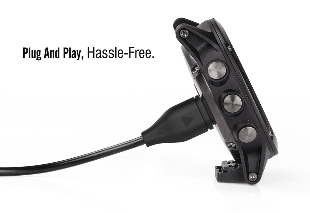 Charger Compatible with Garmin Fenix 7/7S/7X/6/6S/6X Pro/5/5S/5X Plus/Vivoactive 3/4/4S/Forerunner 45/245/745/945/Venu 2S/2 Plus/Instinct/EPIX Gen 2, USB Data Sync Charging Cable - Black