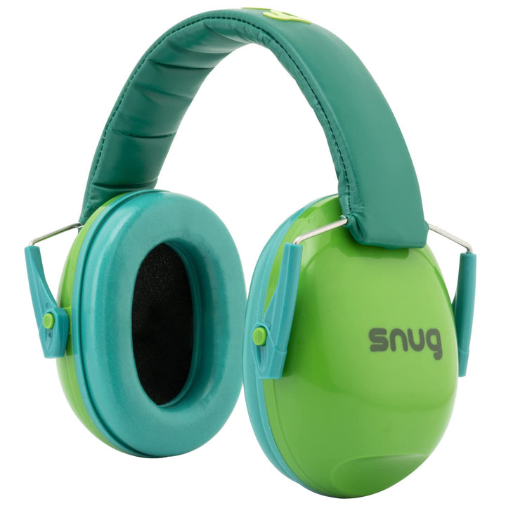 Kids Ear Protection - Noise Cancelling Sound Proof Earmuffs/Headphones for Toddlers, Children & Adults (Green)