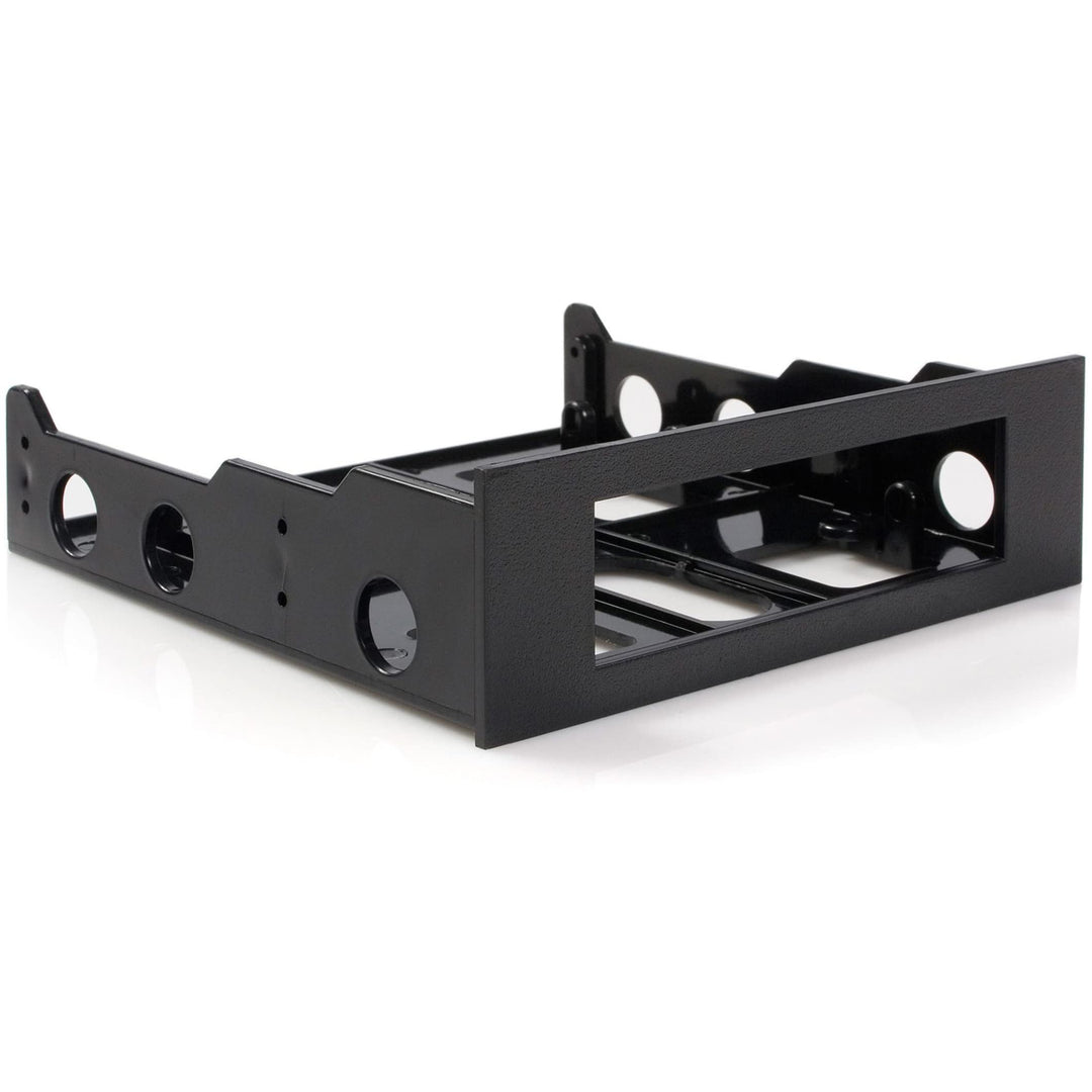 StarTech.com 3.5 to 5.25 Front Bay Mounting Bracket w/ Mounting Screws (BRACKETFDBK),Black