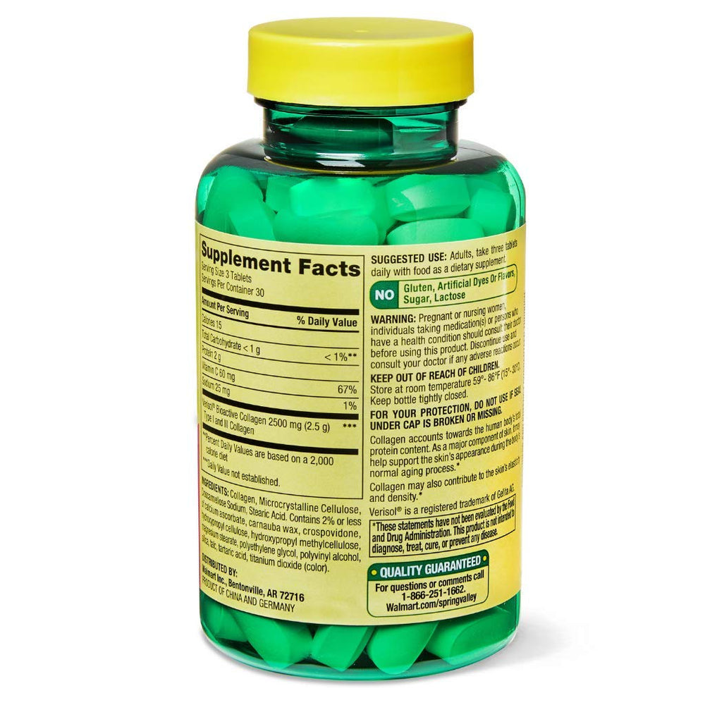 Highly Absorbable Collagen + VIT C 90 ct (Pack of 1)