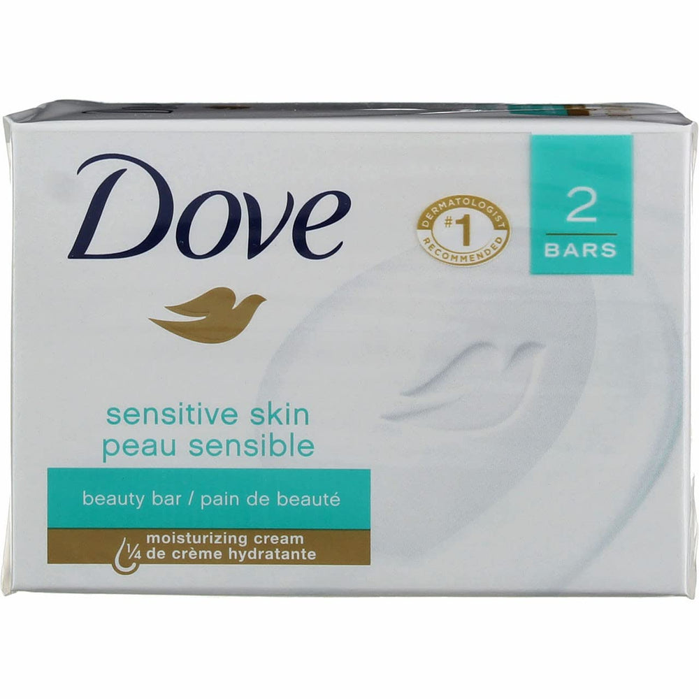 Sensitive Skin Unscented Hypo-Allergenic Beauty Bar 4 oz, 2 ea (Pack of 2)