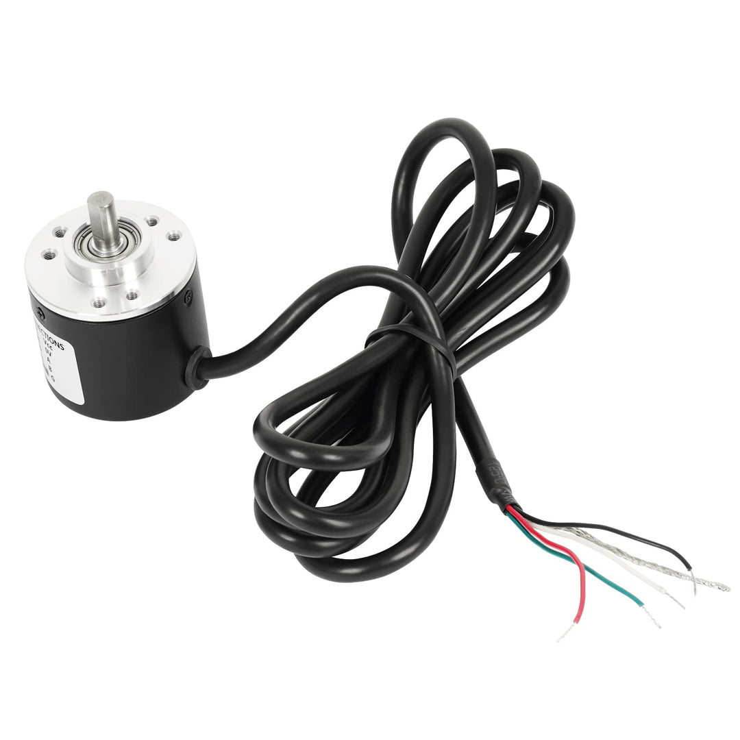 Incremental Optical Rotary Encoder for Arduino 600P/R Wide Voltage Power Supply DC 5-24V 6mm Shaft Quadrature