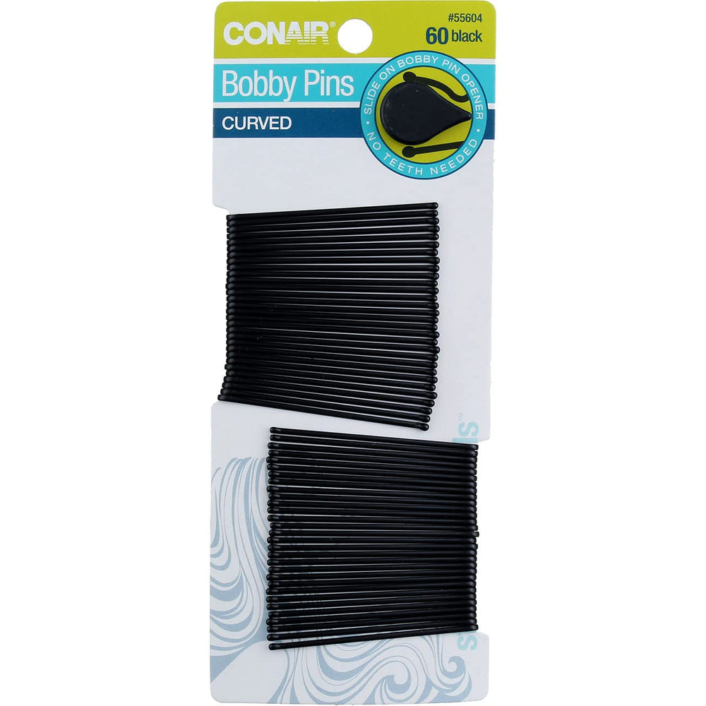 Curve Bby Pins Blc Size 60ct Curve Bobby Pins Black 60ct