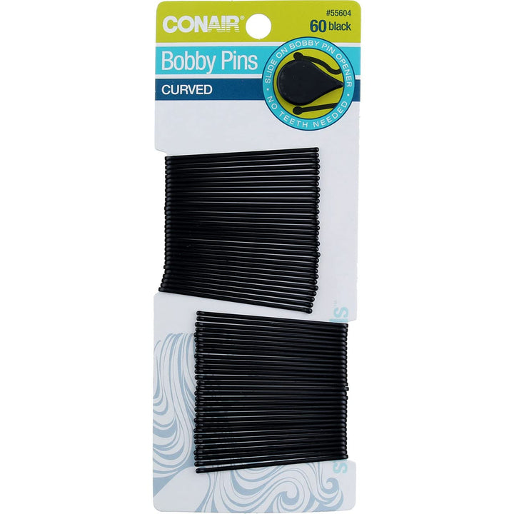 Curve Bby Pins Blc Size 60ct Curve Bobby Pins Black 60ct