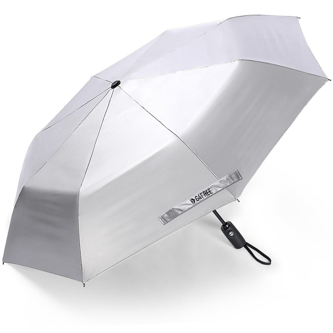 UPF 50+ UV Protection Large Travel Umbrella 42/46 Inch Auto Open Close Windproof Sun Blocking Umbrella