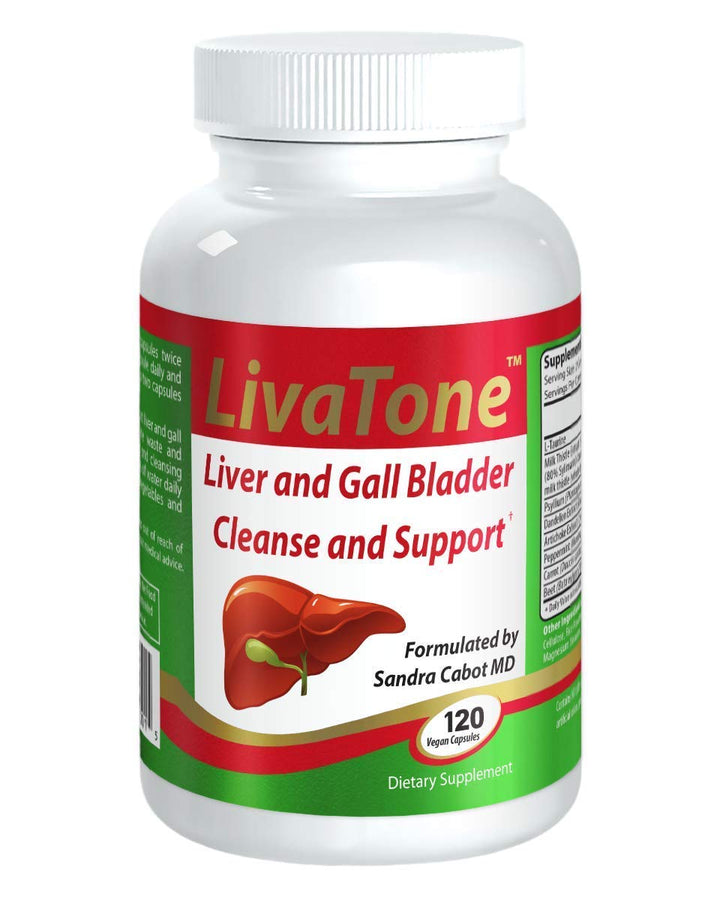 Livatone Liver and Gallbladder Cleanse – Dr. Formulated Liver Cleanse and Detox Pills, Milk Thistle & Antioxidants (120 Capsules)