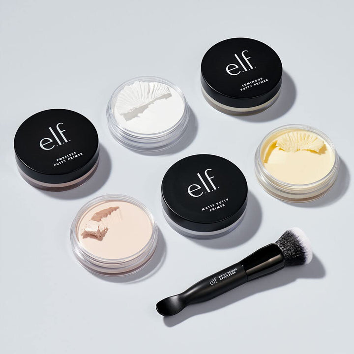 Putty Primer Brush and Applicator, Dual-Ended Makeup Tool & Face Brush, Scoop & Blend for Flawless Sanitary Application