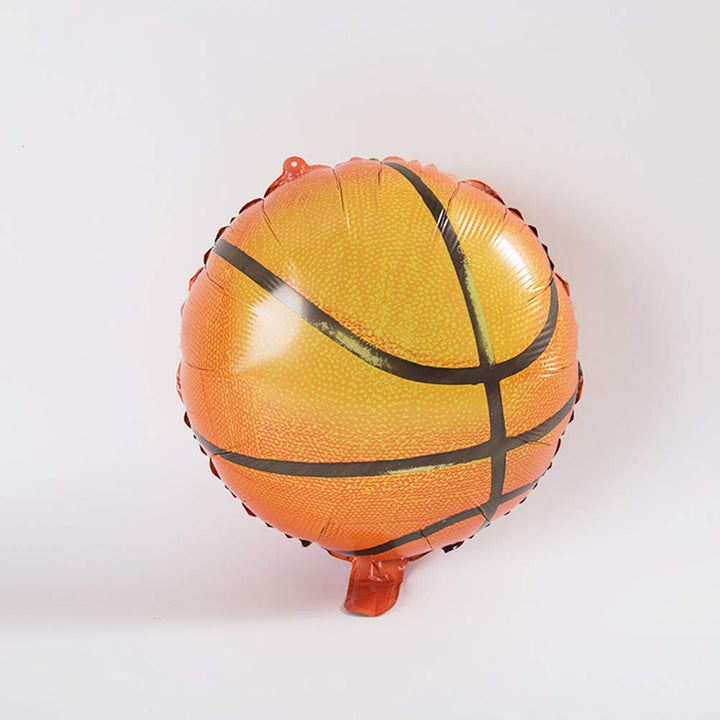 Basketball Mylar Foil Balloons,Sports Theme Party Supplies,10Pcs(18 Inch) (Basketball-1)