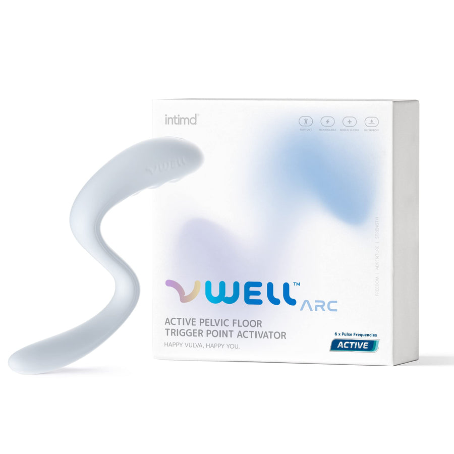 VWELL Arc Pelvic Floor Muscle Trigger Point Active Relaxer Tool Knot Scar Tissue Tender Point Myofascial Release Tightness Spasm Pain Relief for Women