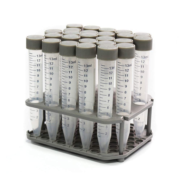 Autoclavable Polypropylene Centrifuge Tubes, Falcon Tubes, Vol.15ml 17x120mm, Blue Printed Graduated Marks from 1.5ml to 13ml, Assembled Leak-Proof Screw Cap, Gamma Sterile, 50pcs/Bag, UCT1008