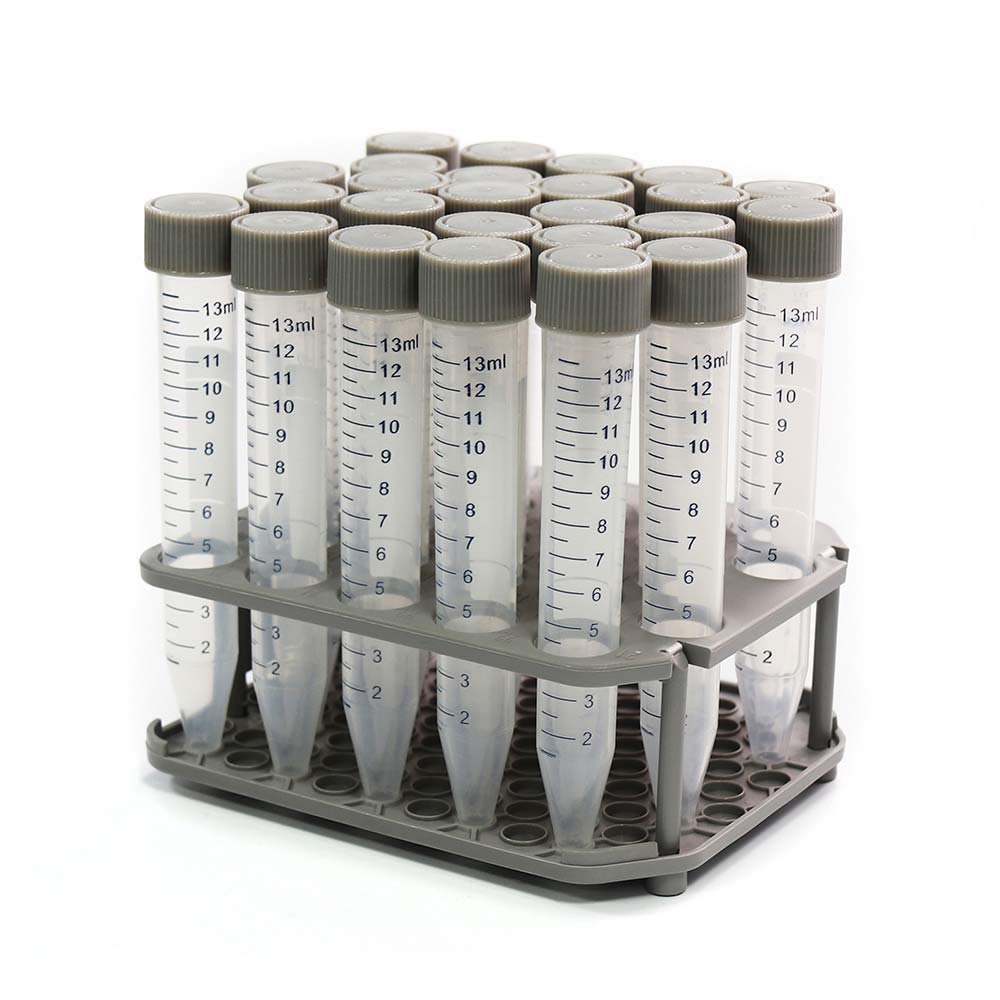 Autoclavable Polypropylene Centrifuge Tubes, Falcon Tubes, Vol.50ml 30x115mm, Blue Printed Graduated Marks from 5ml to 47.5ml, Assembled Leak-Proof Screw Cap, Gamma Sterile, 25pcs/Bag, UCT1009