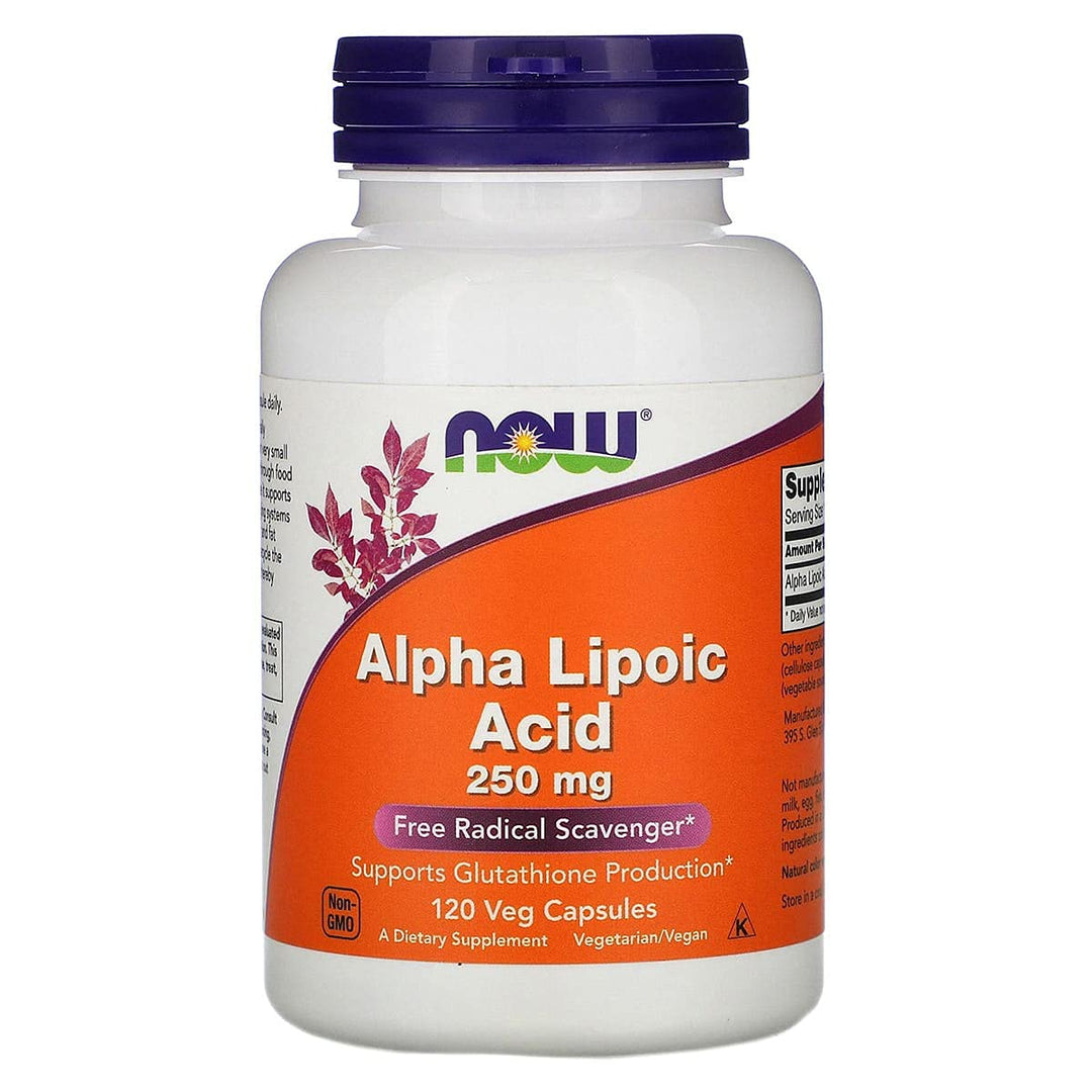 Supplements, Alpha Lipoic Acid 250 mg, Supports Glutathione Production*, Free Radical Scavenger*, 120 Veg Capsules