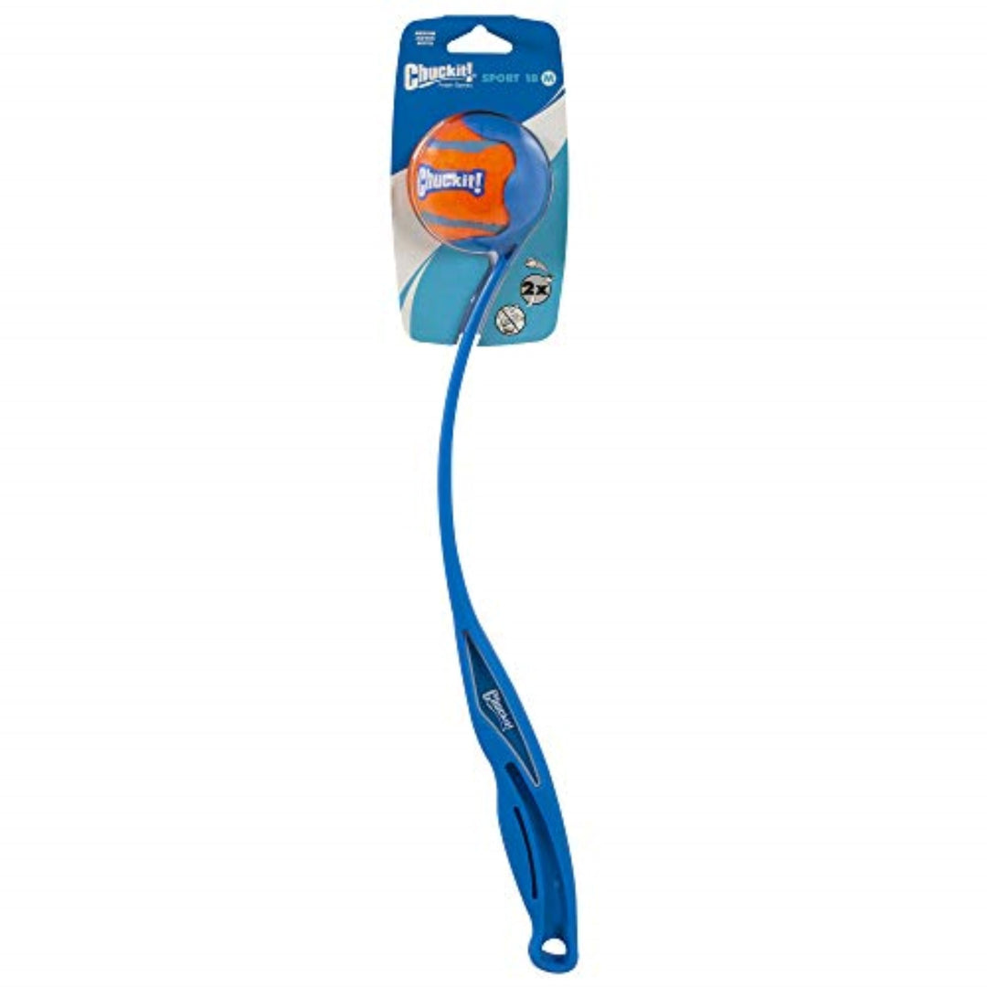 Sport 18M Dog Ball Launcher, 18 Length, Includes Medium Ball (2.5) For Dogs 20-60 Pounds
