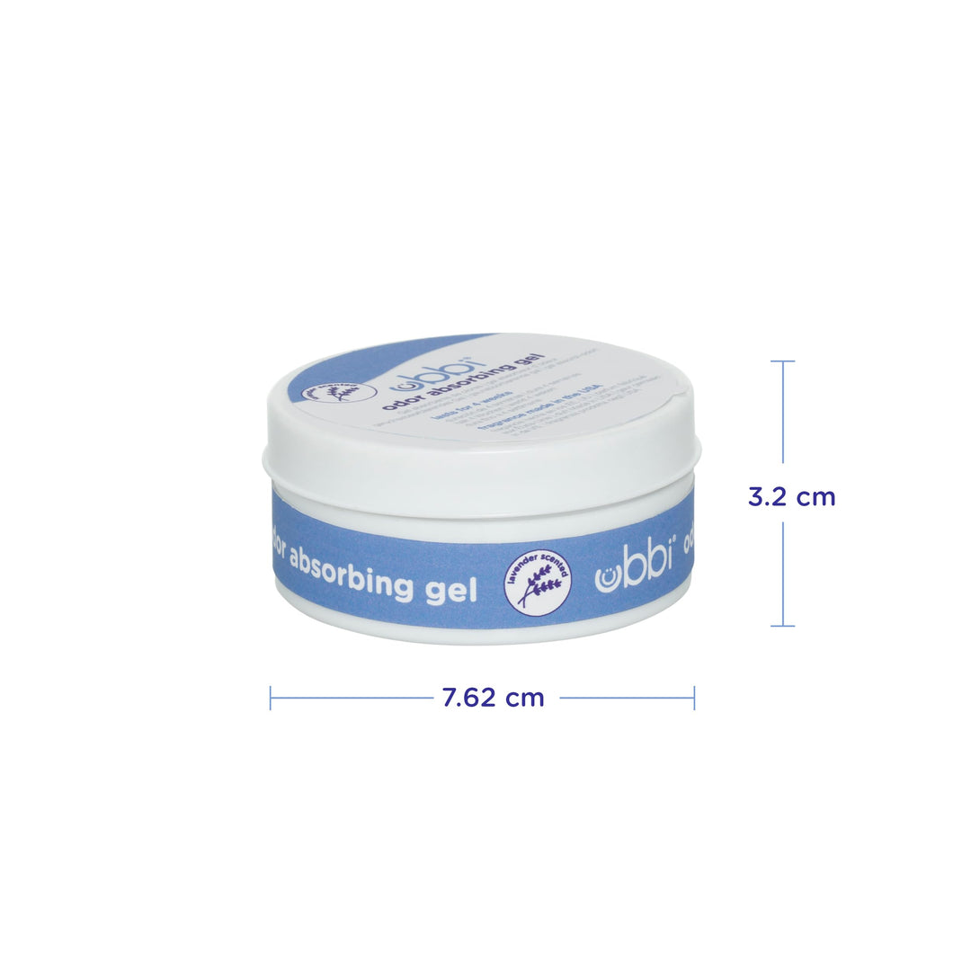 Lavender Scented Absorbing Gel Value Pack - 3 Count Diaper Pail Odor Control for Baby Nursery