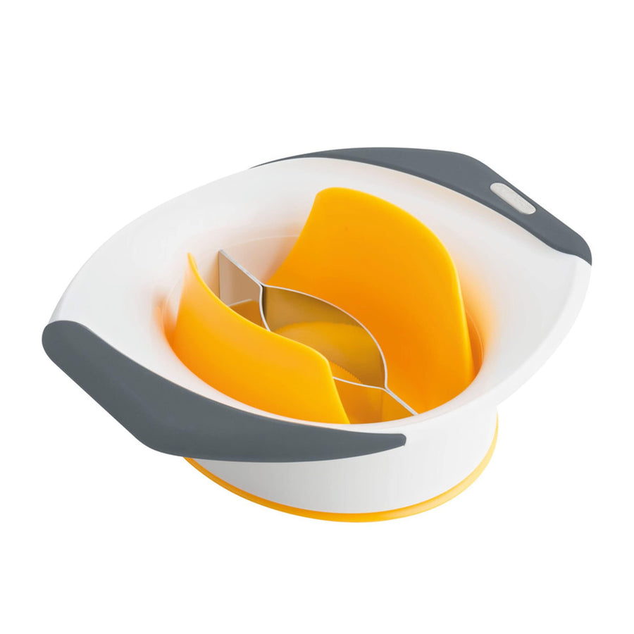 3-in-1 Mango Slicer, Peeler & Pit Remover Tool - Gifts for Cooks - Culinary Chef Gifts - Kitchen Mango Depitter & Peeler Gadget - Fruit Slicer with Micro-Serrated Stainless Steel Blader
