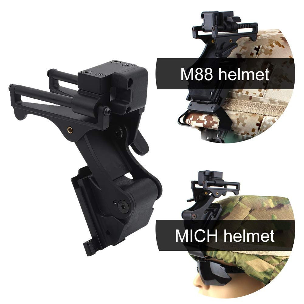 M88 MICH NVG Mount Adapter, PVS 14 Helmet Mount Metal Helmet Mount Night Vision Mount for Night Vision Sight