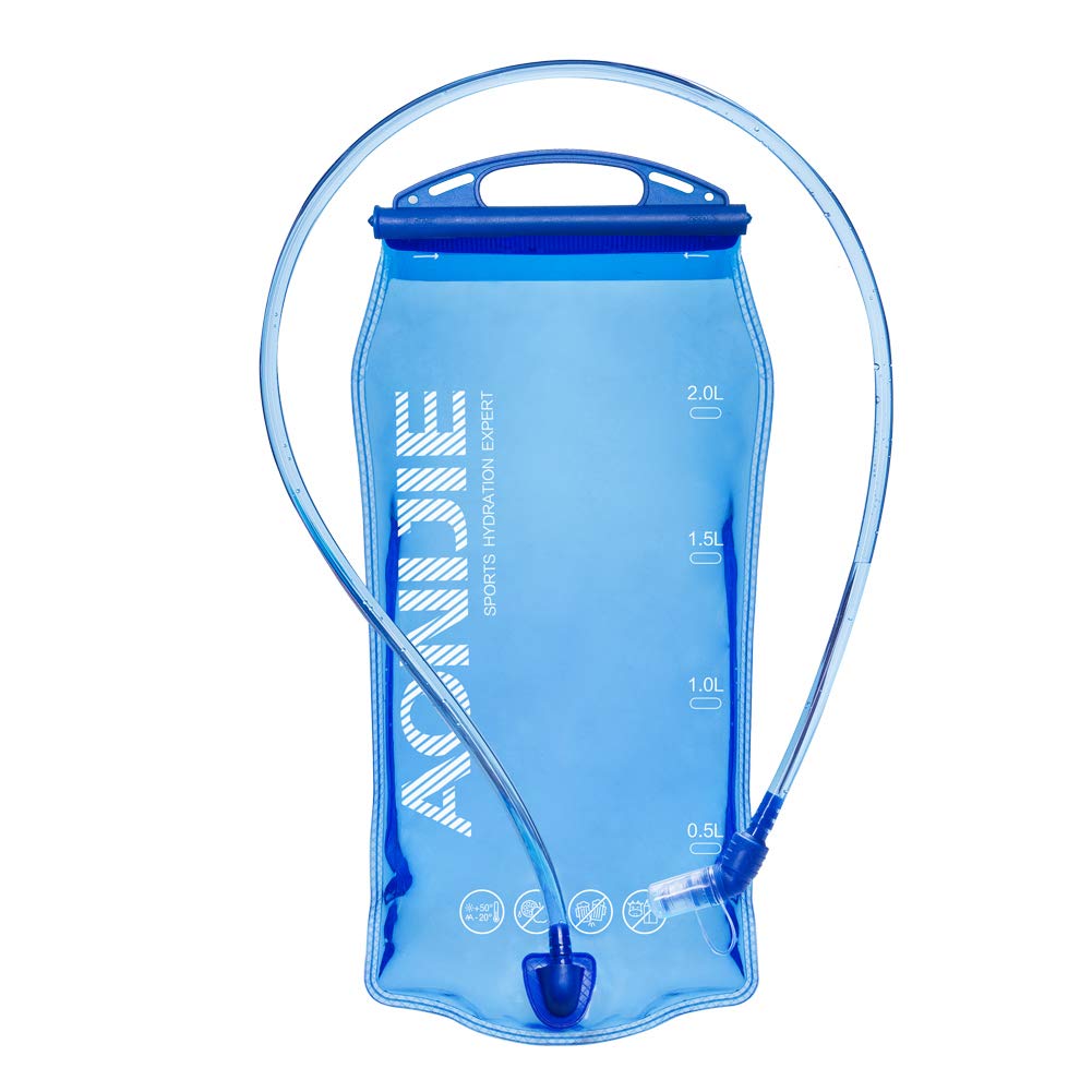 Leakproof Water Reservoirs for Backpacks/Running Vest Pack - 1L / 2L / 3L Hydration Bladder (2 Liter)